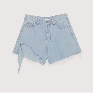 OAK + FORT Distressed Jean Short